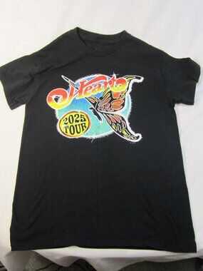 Heart 2025 Tour Butterfly Shirt Black - Cotton - Size Small